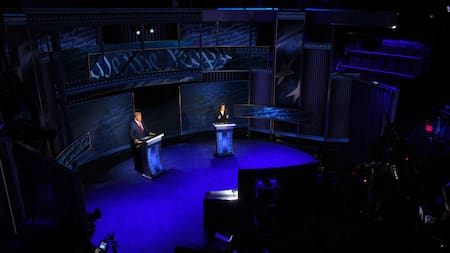 Debate; Estados Unidos; Kamala Harris; Donald Trump. Foto: Reuters.