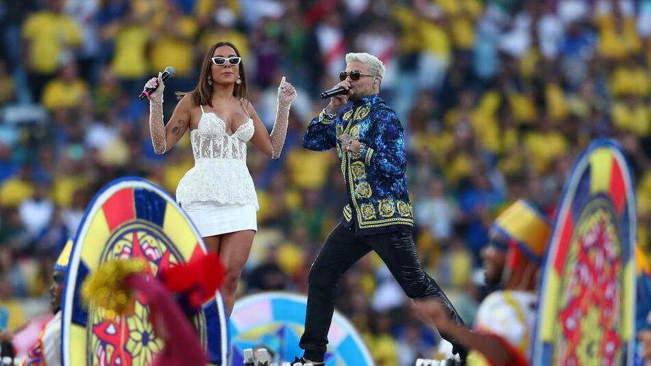 Fiesta de cierre, Brasil vs Perú - Copa América