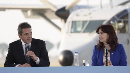Sergio Massa y Cristina Fernández de Kirchner.