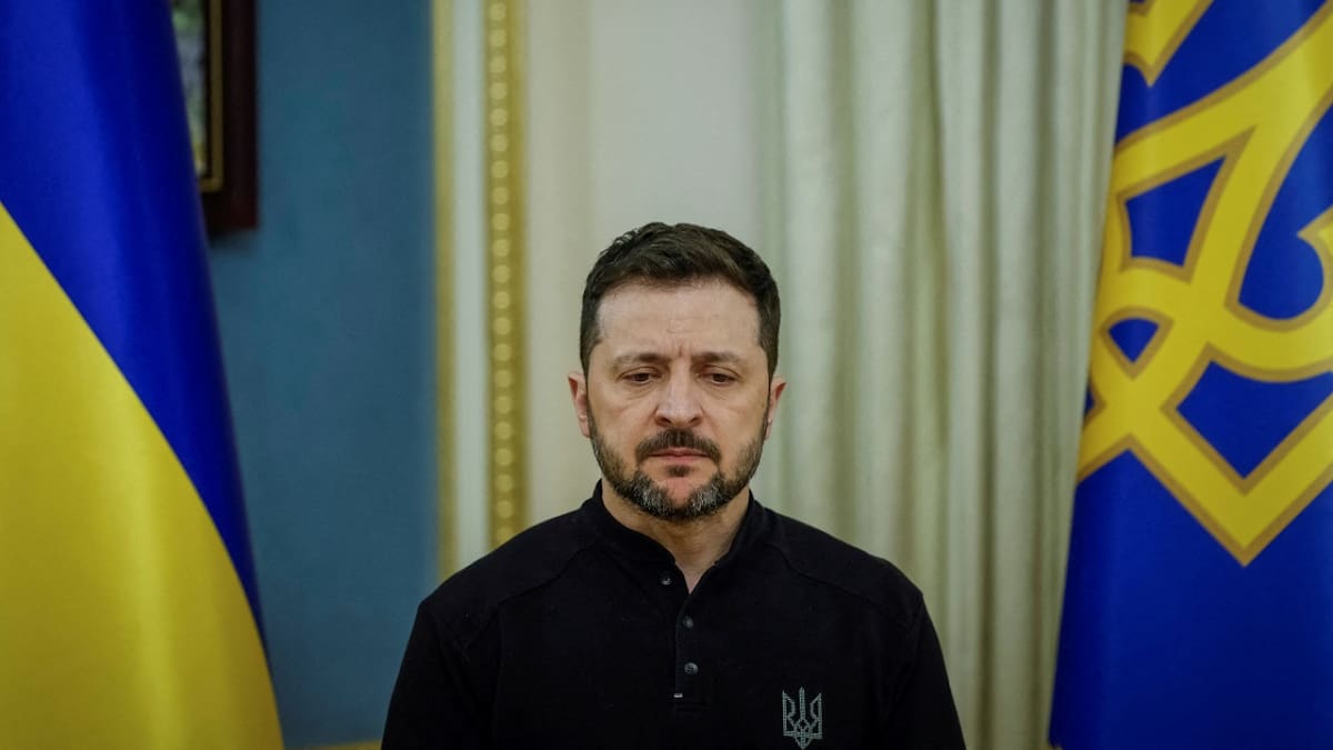 Volodímir Zelenski, presidente de Ucrania. Foto: Reuters (Alina Smutko)