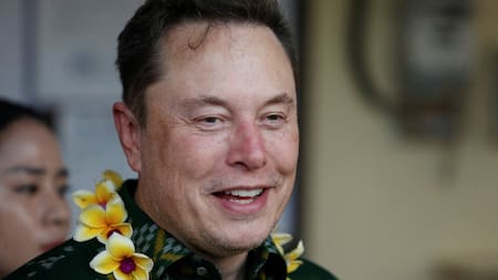 Elon Musk en Bali. Foto: Reuters.
