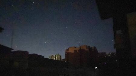Apagón en Venezuela. Foto: X.