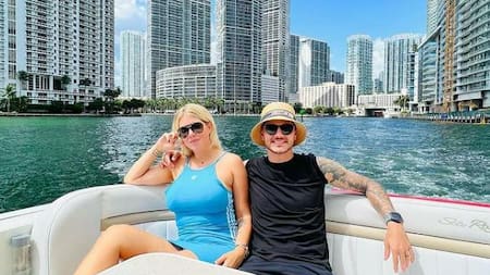 Wanda y Mauro. Foto: Instagram/mauroicardi