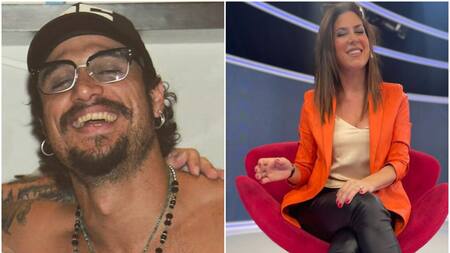 Daniel Osvaldo y Daniela Ballester. Fotos: Instagram.