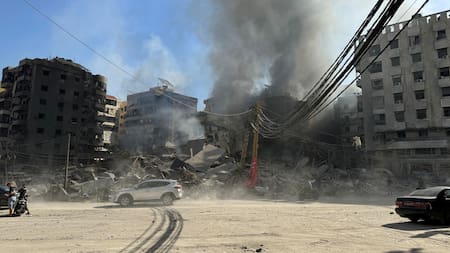 Ataques israelíes contra el Líbano. Foto: Reuters.
