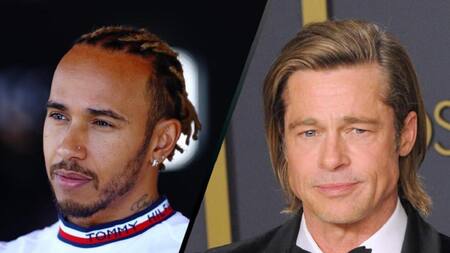 Lewis Hamilton y Brad Pitt, Foto F1