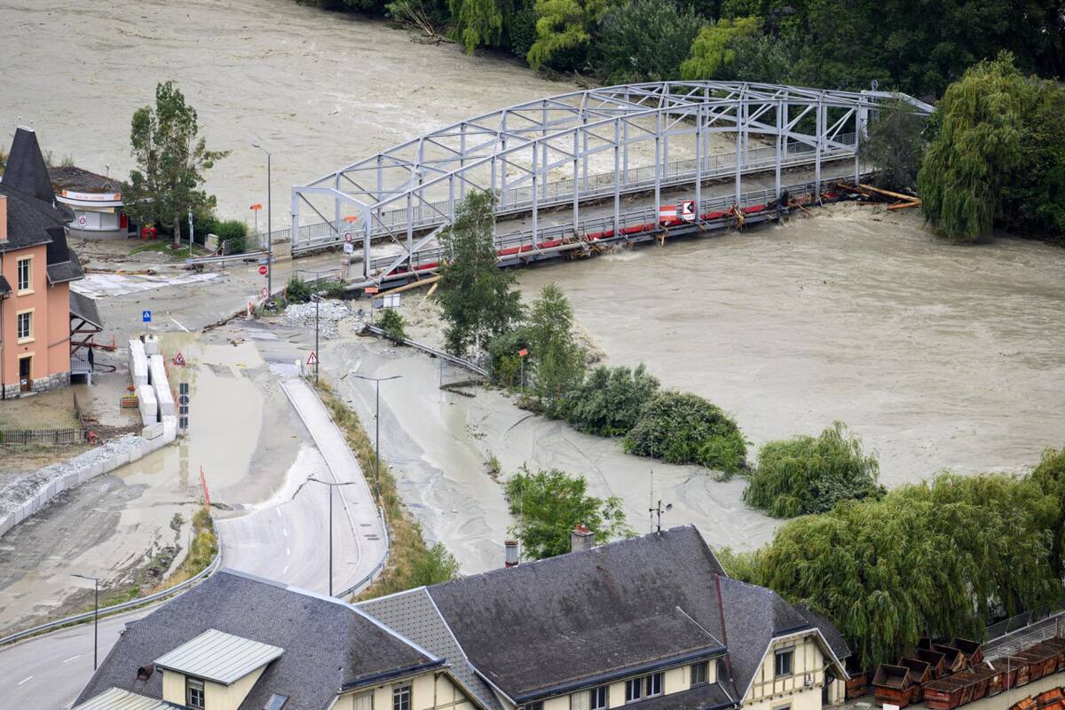 Inundaciones en Suiza