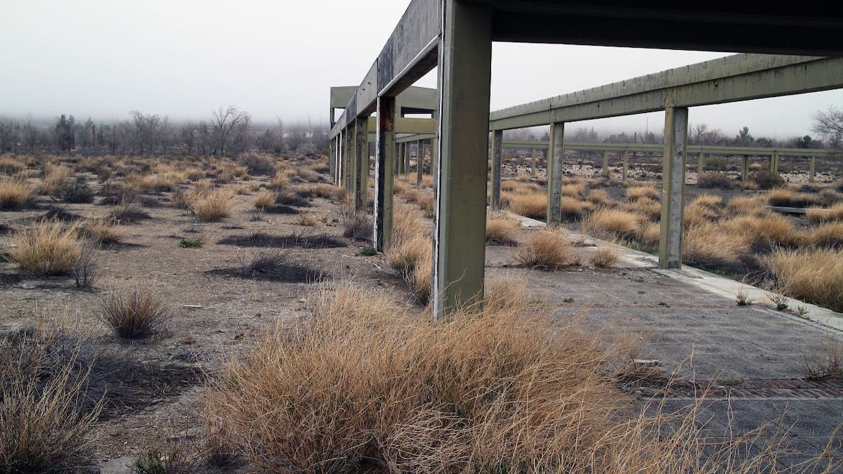 Pueblo abandonado en Neuquén. Fuente: Wikimedia Commons