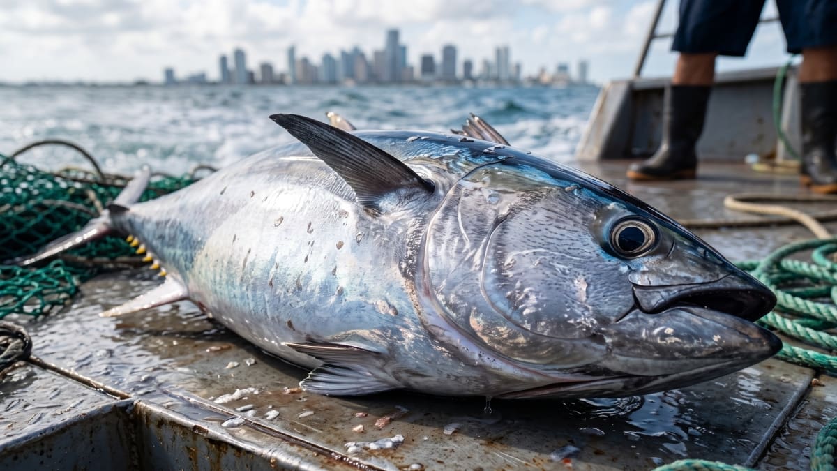 Atún pescado en Estados Unidos.
