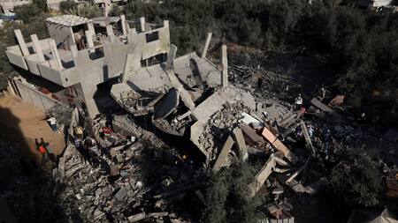 Destrucción en la Franja de Gaza. Foto: Reuters.