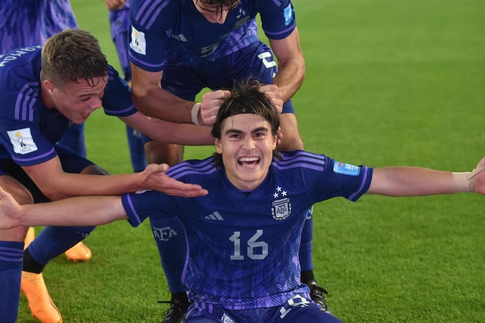 Luka Romero, Argentina Sub 20. Foto: Télam