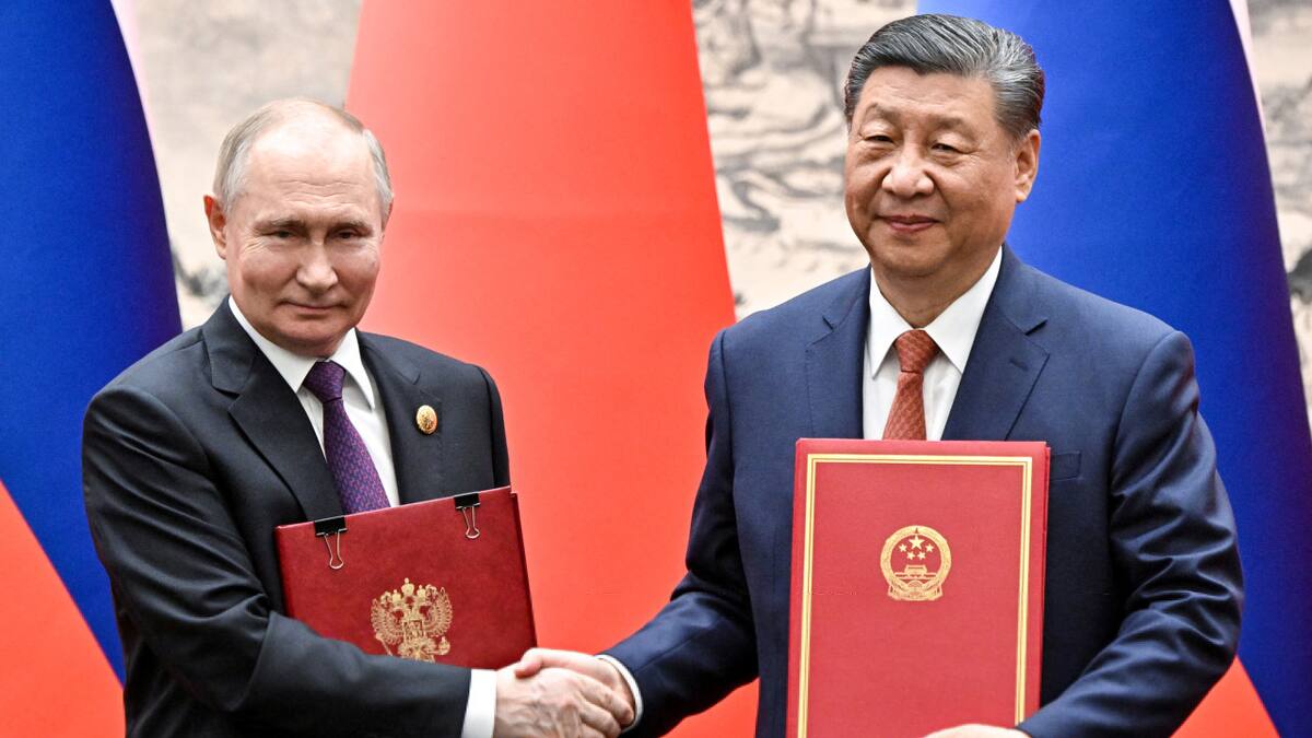 Vladimir Putin y Xi Jinping. Foto: Reuters.