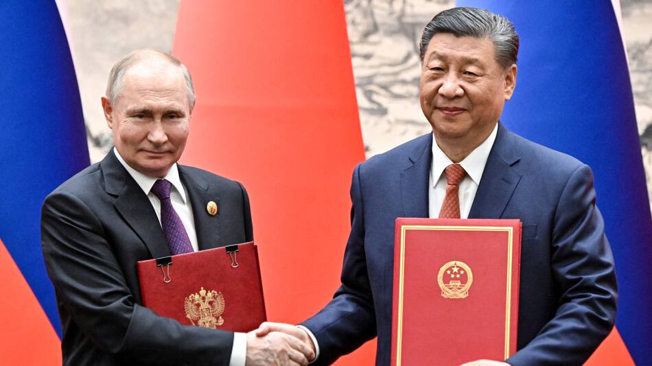 Vladimir Putin y Xi Jinping. Foto: Reuters.