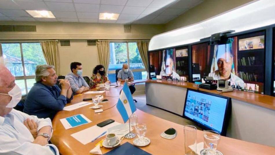Reunión Alberto Fernández con gobernadores, Foto: Presidencia