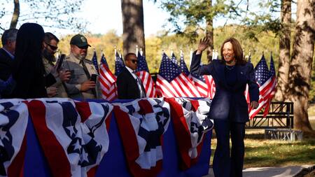 Kamala Harris, candidata demócrata a la Presidencia de Estados Unidos. Foto: Reuters.