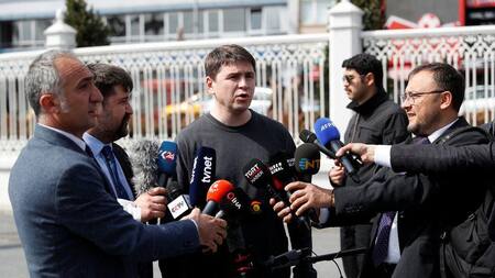 Mijaíl Podoliak, asesor del jefe de la Oficina presidencial ucraniana. Fuente: Reuters.