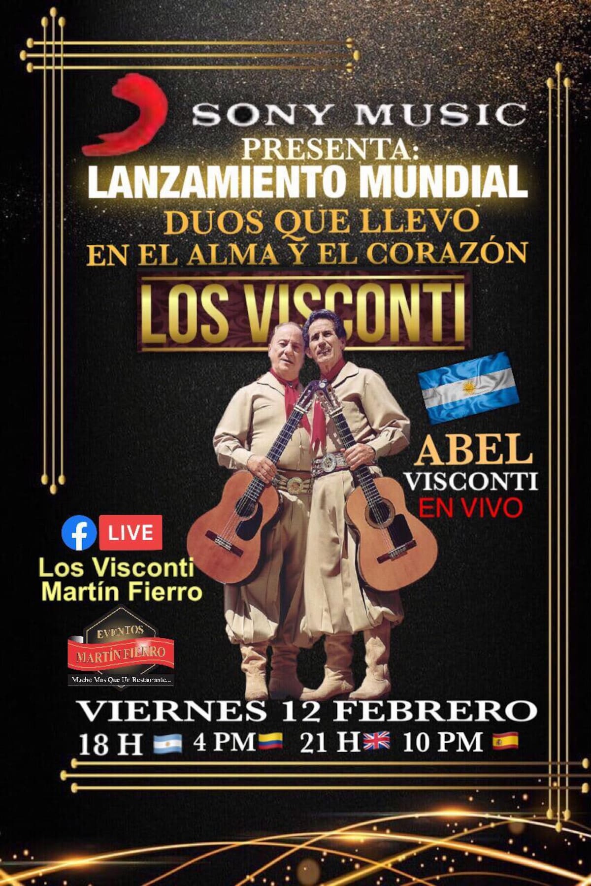 Los Visconti, folclore argentino