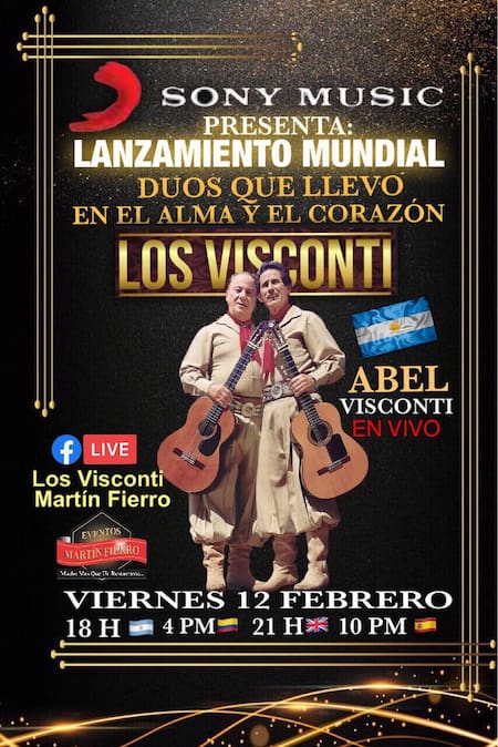 Los Visconti, folclore argentino