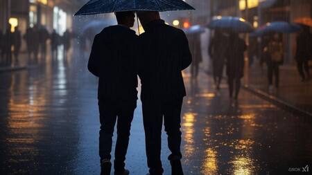 Lluvia. Foto: X/Grok.