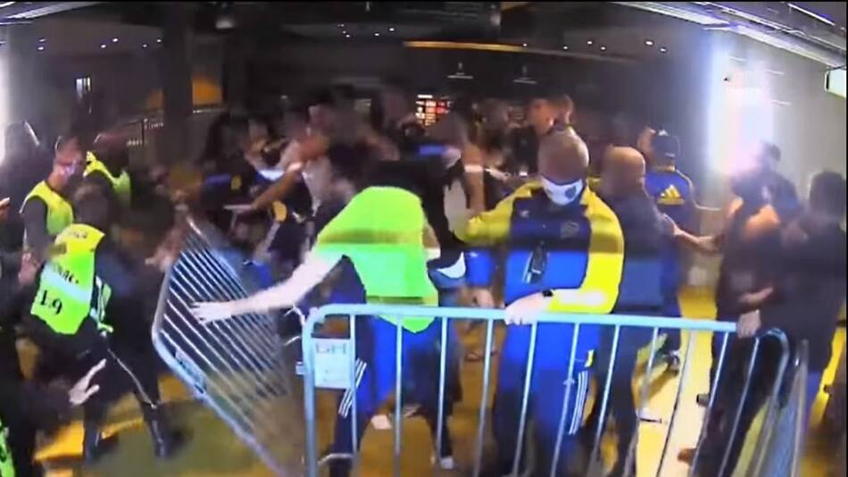 Incidentes Boca vs Mineiro, NA