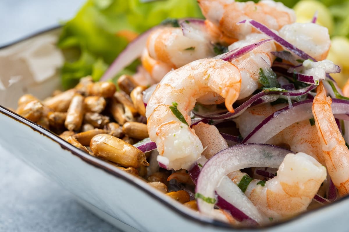 Ceviche, una delicia de Perú. Foto: Freepik