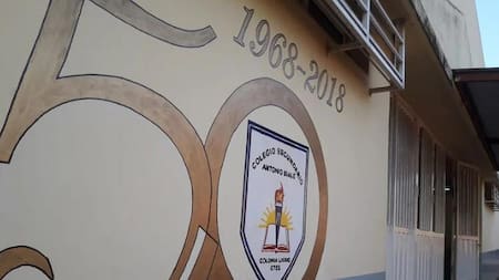 Colegio Secundario Antonio Biale de Colonia Liebig. Foto: Facebook.