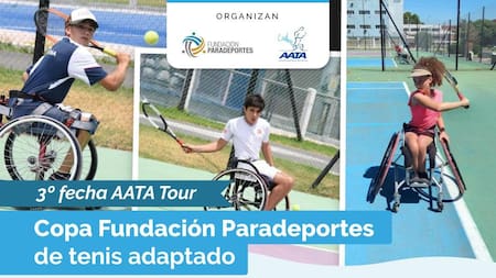Se viene la primera edición de la "Copa Fundación Paradeportes" de tenis adaptado 2021