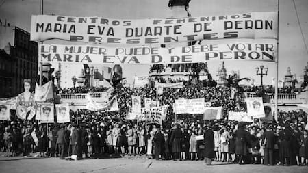 Voto femenino en Argentina. Foto: Archivo de la nación