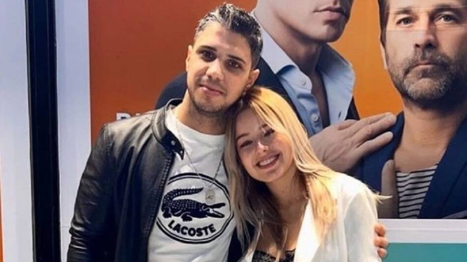 Coti y Cone cuando eran pareja. Foto: archivo.