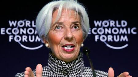 Christine Lagarde en el Foro de Davos (Reutes)