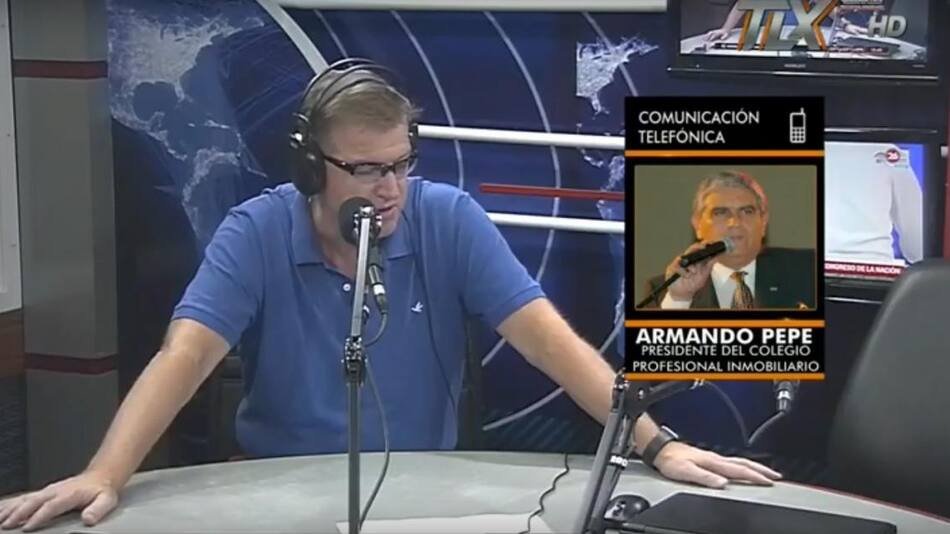 Armando Pepe con Eduardo Serenellini - Radio Latina -
