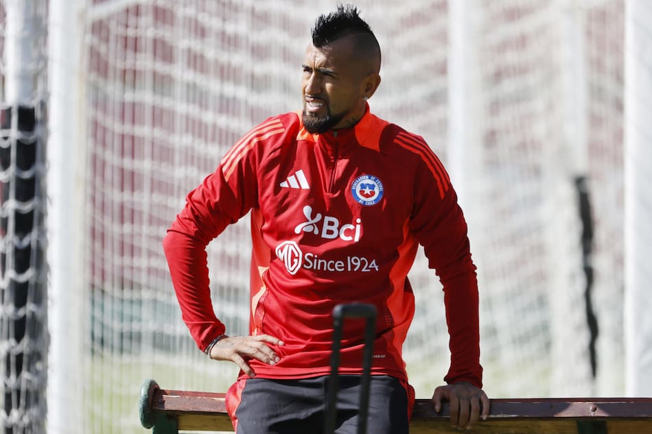 Arturo Vidal, Selección de Chile. Foto: EFE.