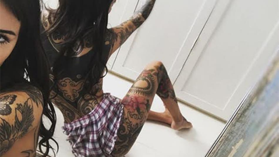 Tatuajes de Candelaria Tinelli