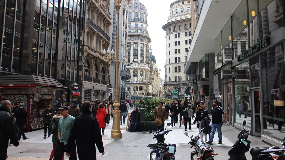 Comercios de la calle Florida.
