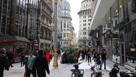 Comercios de la calle Florida.