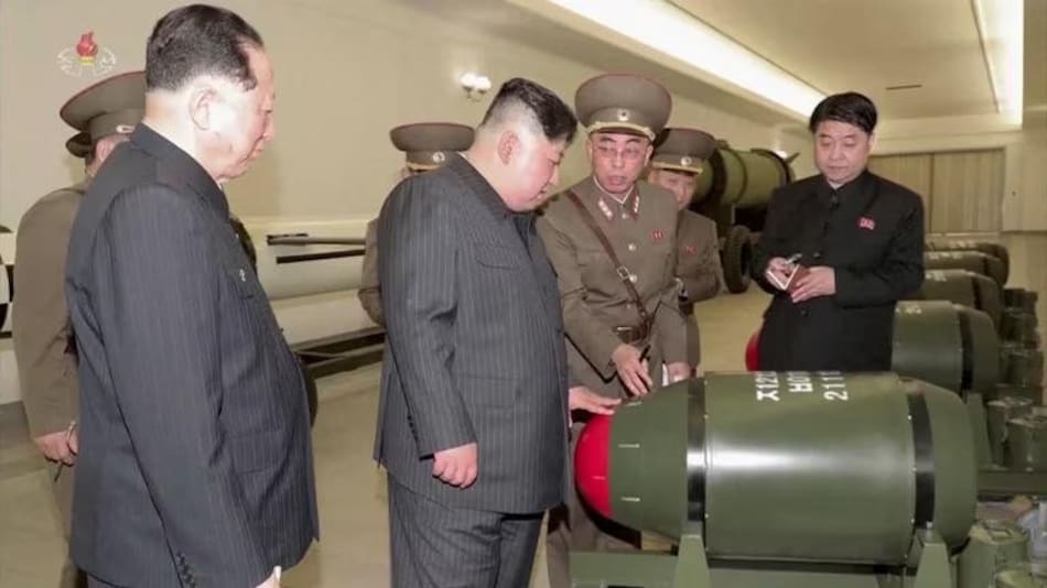 Corea del Norte probó un drone nuclear submarino capaz de generar tsunamis radiactivos, lo que pone en duda su capacidad nuclear. Foto: Reuters