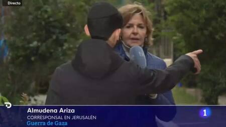 La censura a la periodista española. Foto: captura de video