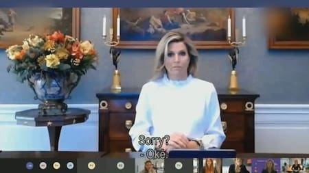 Reina Máxima en Zoom