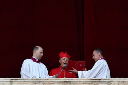 El anuncio del nuevo papa. Foto: Reuters (Yara Nardi)