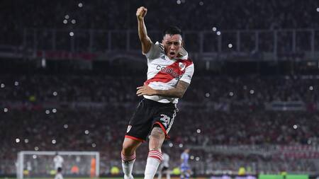 Esequiel Barco; River Plate vs. Godoy Cruz. Foto: Télam.