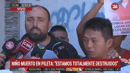 Nene ahogado en pileta, hablaron conocidos y el padre