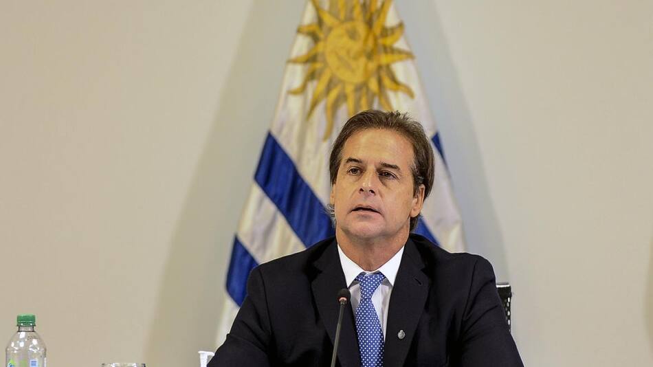 Luis Lacalle Pou, presidente de Uruguay. Foto: NA