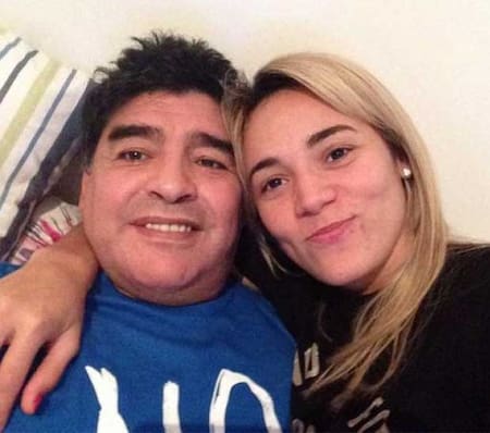 Maradona y Rocío Oliva