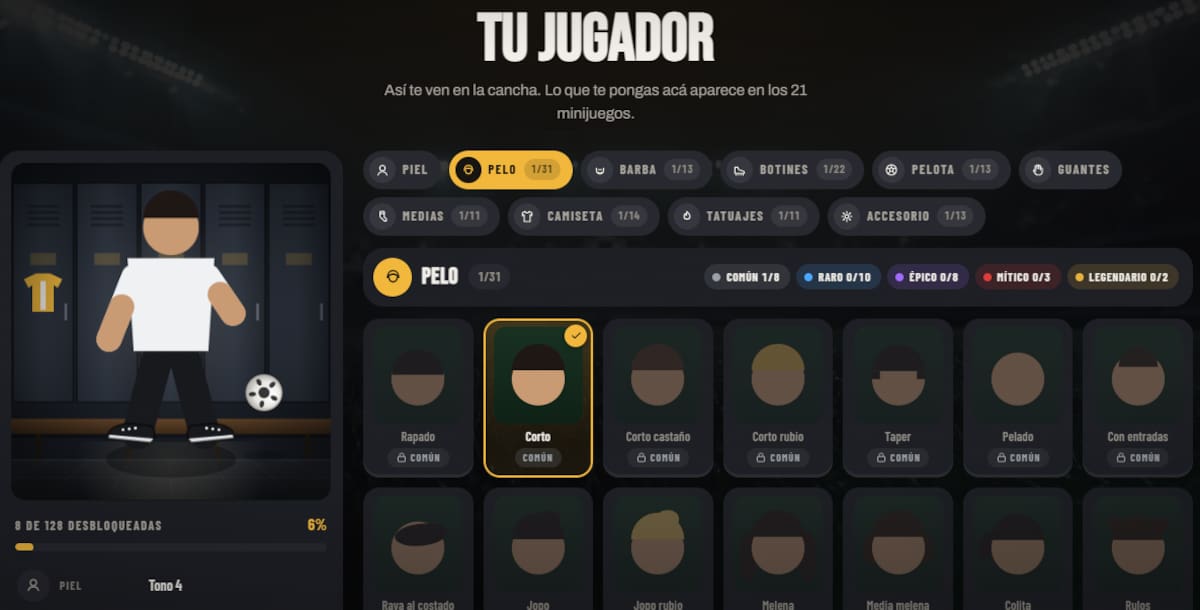 Gambeta, nuevo juego de fútbol online.