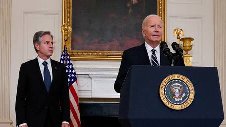Joe Biden y Antony Blinken. Foto: Reuters.