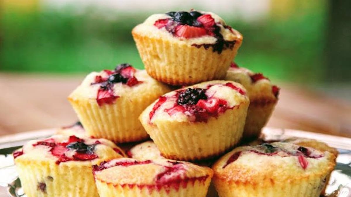 Una receta saludable: cómo hacer los mejores muffins con frutas frescas y sin utilizar harina