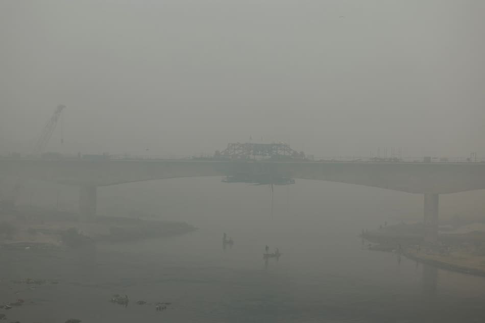 Contaminación en India. Foto: EFE.