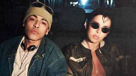 Trueno y Nathy Peluso. Foto: captura video.