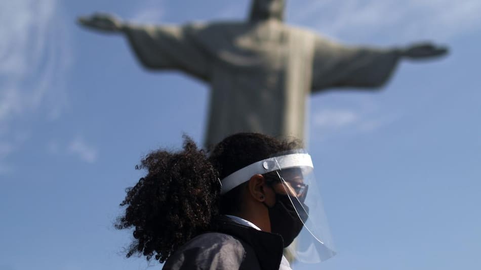 Cristo Redentor, Brasil, coronavirus, REUTERS
