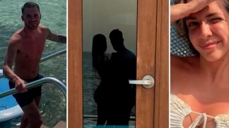 Vacaciones de Alexis Mac Allister y Ailén Cova. Foto: NA.